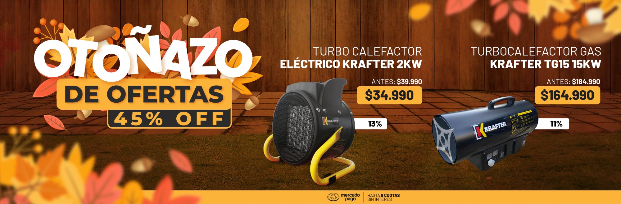Ofertas Otoño - Turbo Calefactores